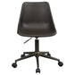 Carnell - Adjustable Height Office Chair With Casters - Brown And Rustic Taupe