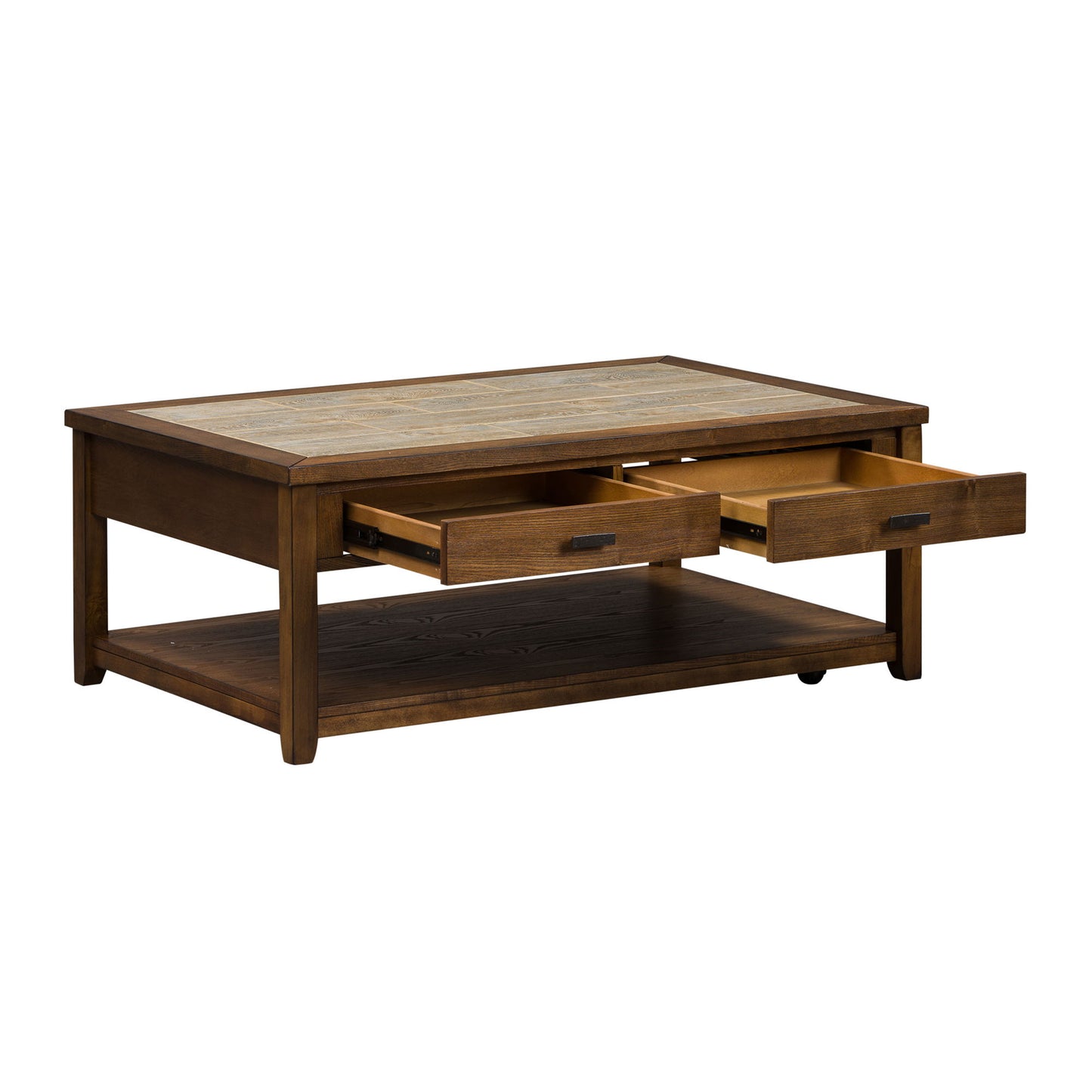 Mesa Valley - Cocktail Table - Dark Brown