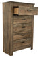 Trinell - Brown - Five Drawer Chest