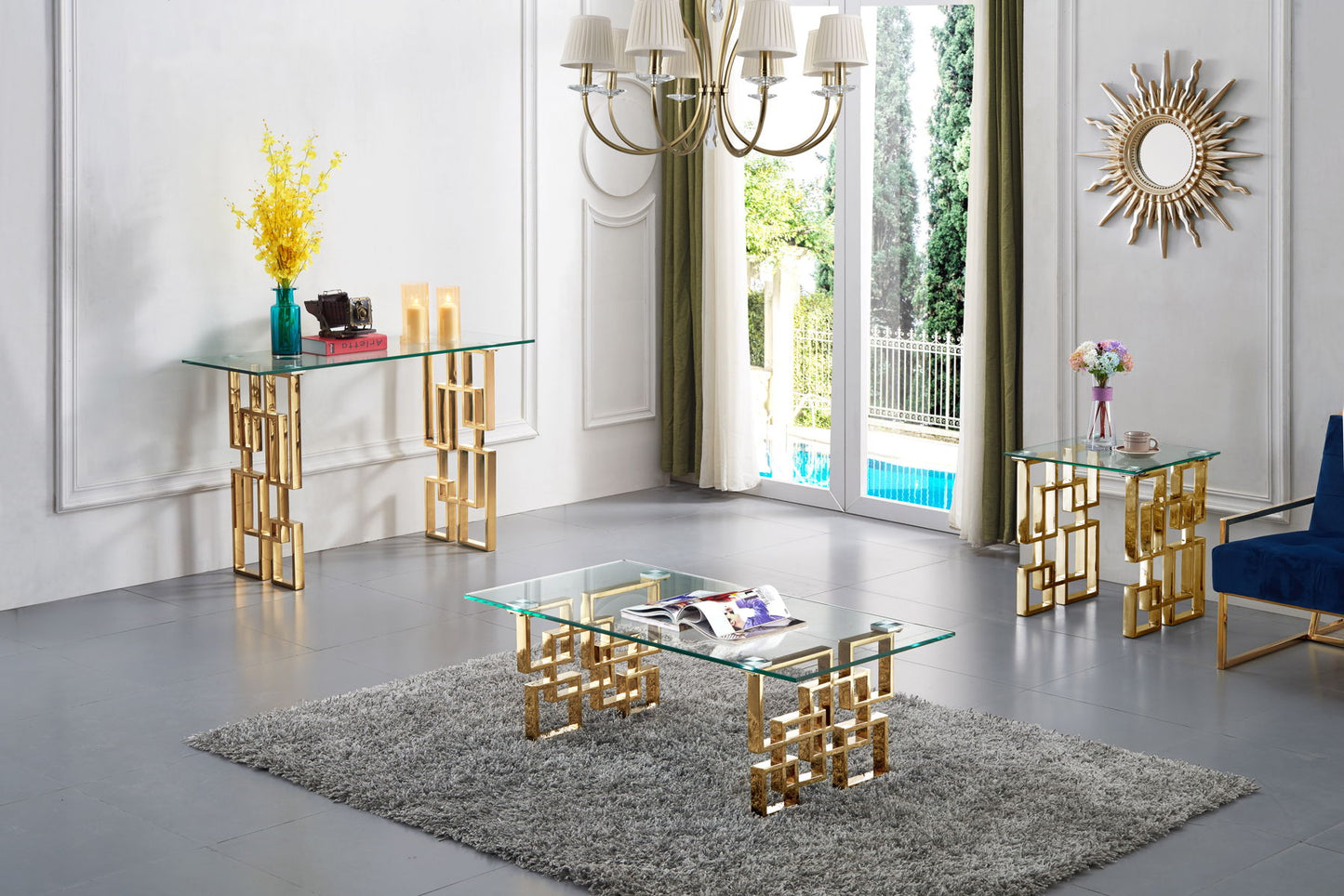 Pierre - Coffee Table - Gold