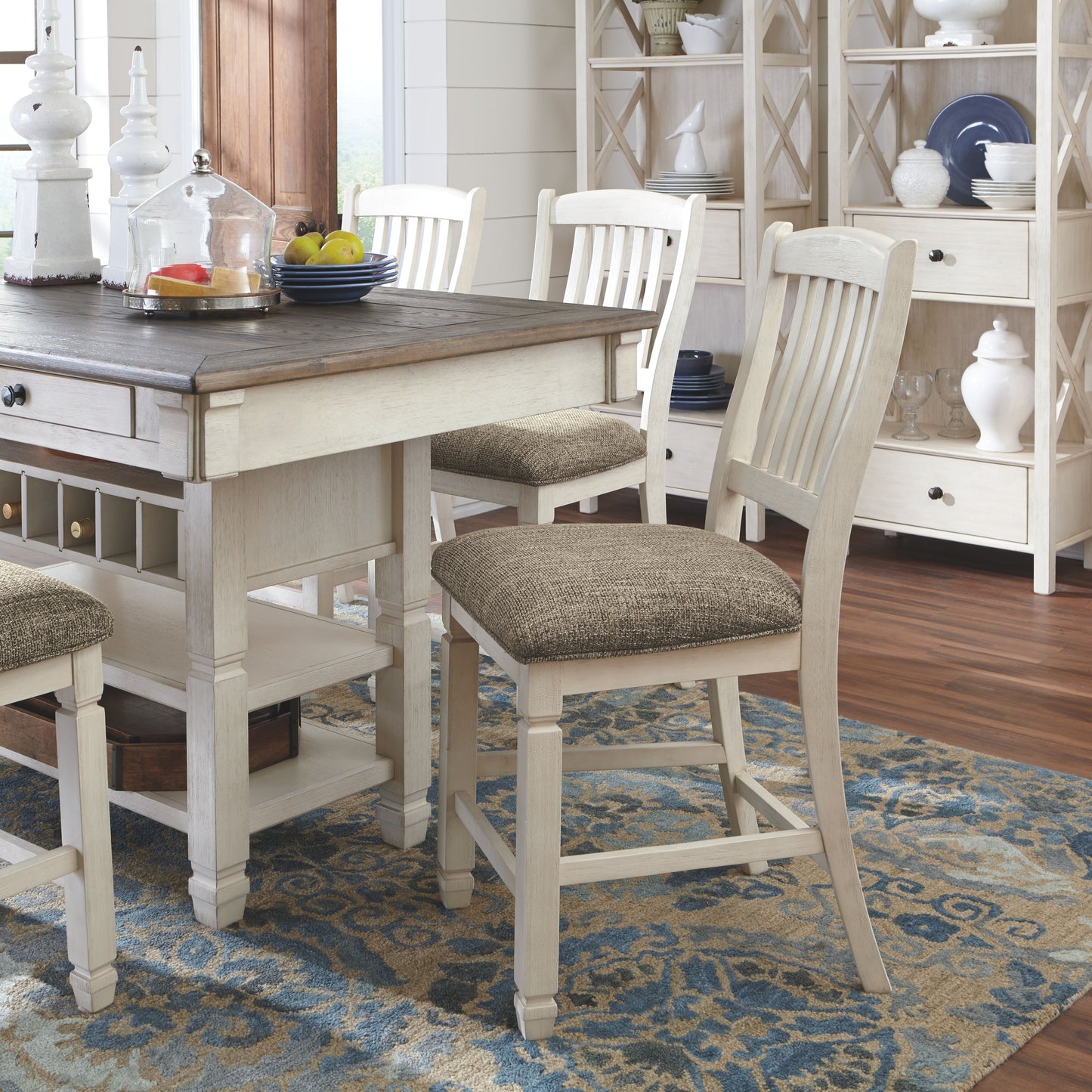 Bolanburg - Beige - Rectangular Dining Room Counter Table