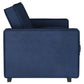 Gretchen - Multipurpose Upholstered Convertible Sleeper Sofa Bed - Navy Blue