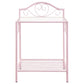 Massi - Metal 1-Shelf Nightstand - Powder Pink