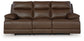 Vonryan - Tobacco - Power Reclining Sofa With Adj Headrest