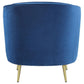 Sophia - Upholstered Channel Tufted Barrel Accent Chair