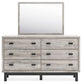 Vessalli - Gray - Dresser And Mirror