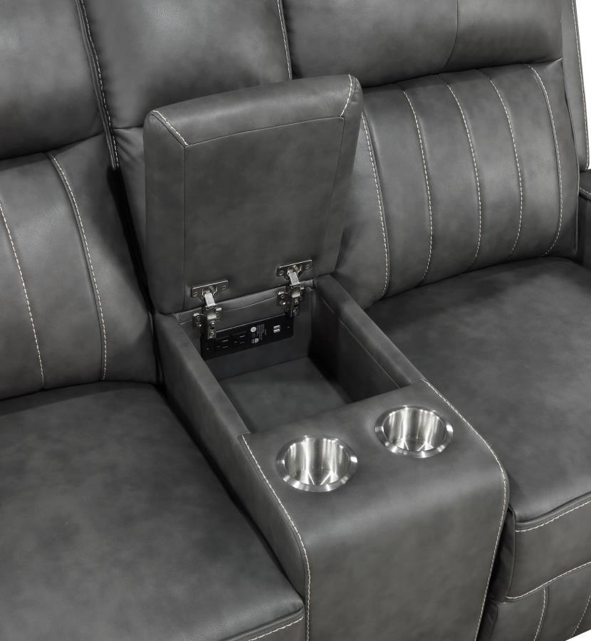 Raelynn - Upholstered Motion Reclining Sofa Set