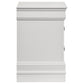 Louis Philippe - 2-Drawer Nightstand Bedside Table - White