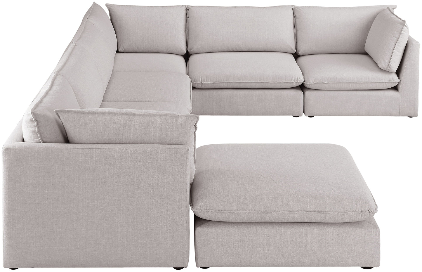 Mackenzie - Modular Sectional 7 Piece - Beige