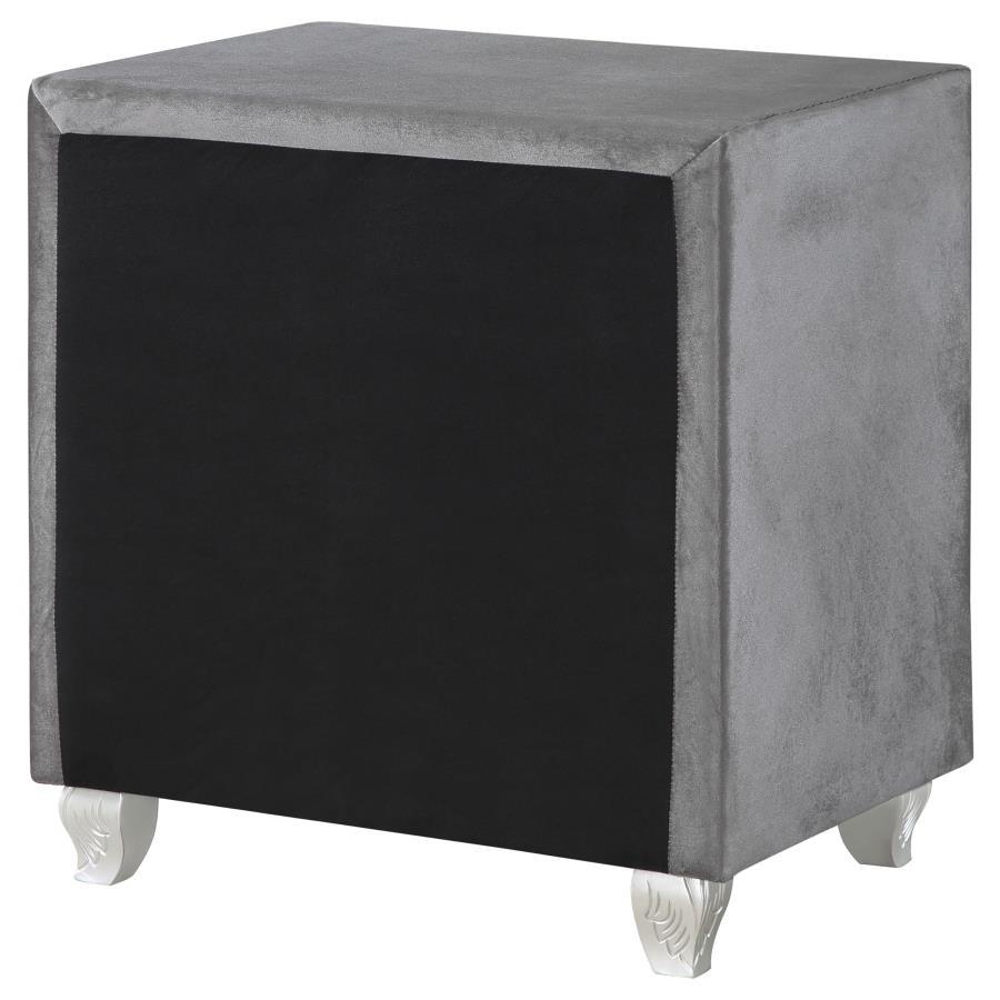 Deanna - Upholstered 2-Drawer Nightstand