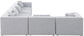 Cube - Modular Sectional 6 Piece - Gray - Modern & Contemporary