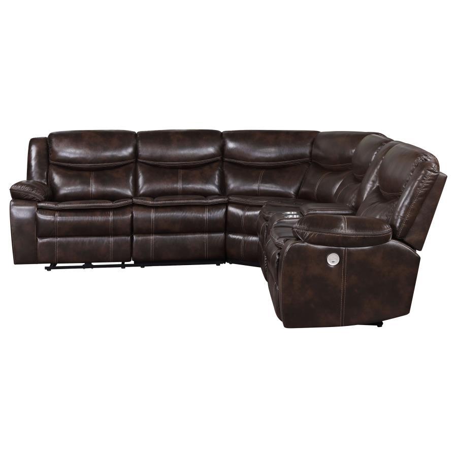 Sycamore - Upholstered Power Reclining Sectional Sofa