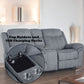 Zubaida - Loveseat w/USB Dock & Console (Glider & Motion)