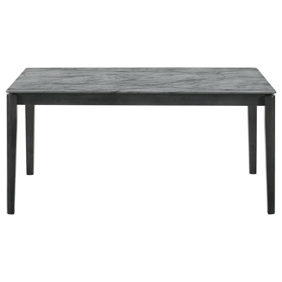 Stevie - Rectangular Faux Marble Top Dining Table