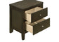 Wilkes - 2-Drawer Nightstand Bedside Table - Dark Cocoa