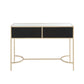 Wisteria - Accent Table - Mirrored & Rose Gold