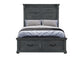 Tatum - Queen Bed With Storage - Gray