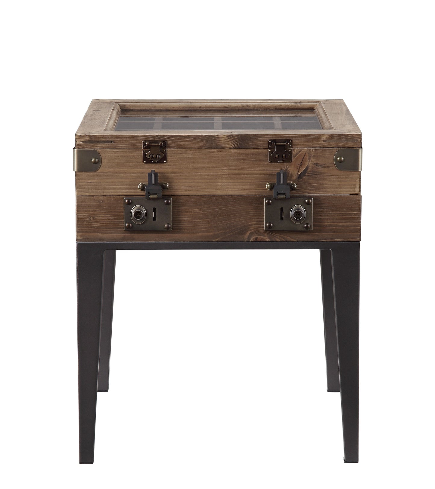 Kolin - Accent Table - Rustic Oak & Matte Gray