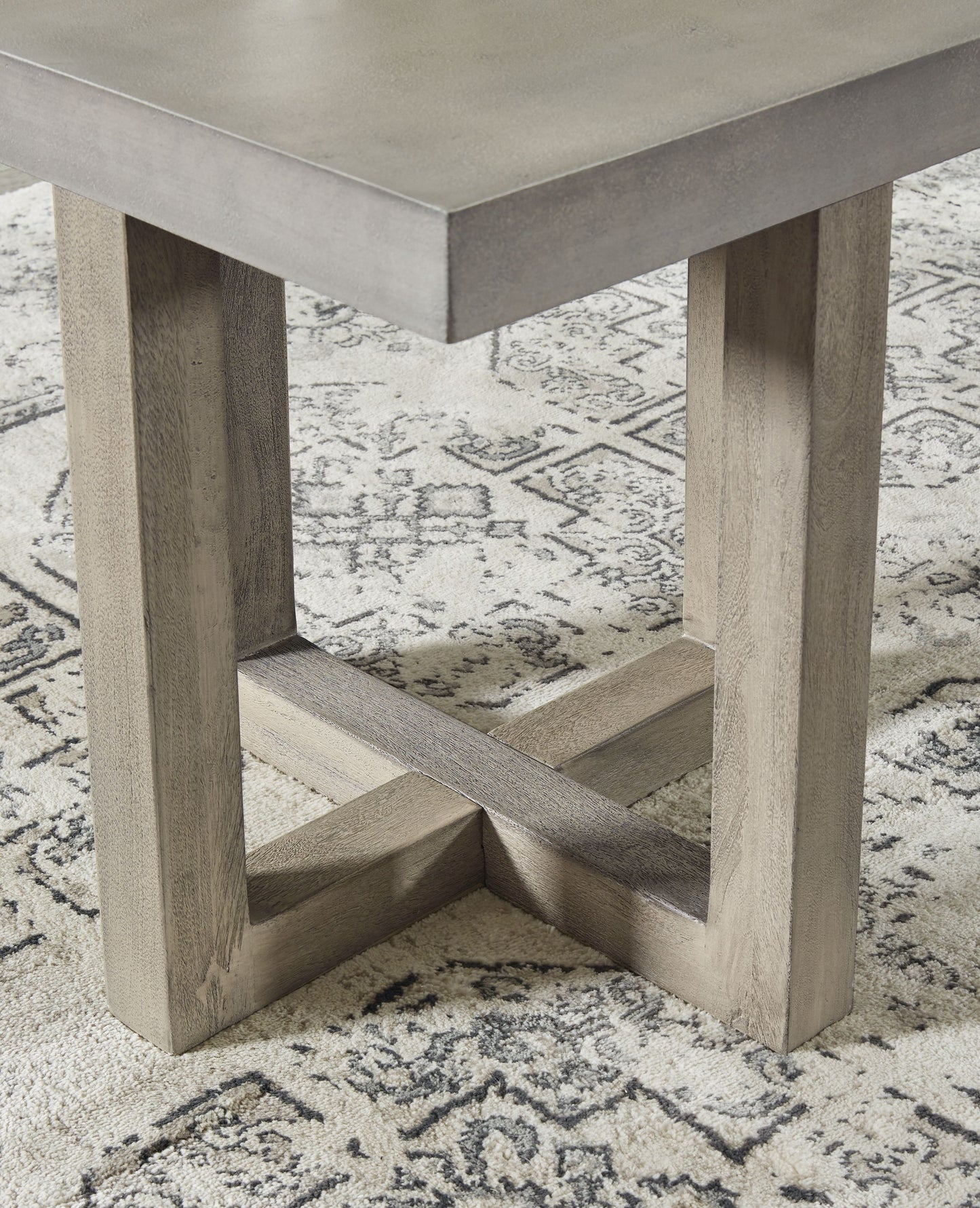 Lockthorne - Gray - Square End Table