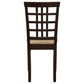 Kelso - Lattice Back Dining Side Chair (Set of 2) - Cappuccino