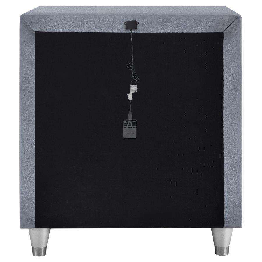 Antonella - Upholstered 3-Drawer Nightstand