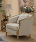 Cora - Arm Chair - Gold