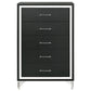 Lucia - 5-Drawer Bedroom Chest Of Drawers - Black