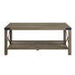 Abiram - Coffee Table - Rustic Oak Finish