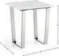 Carlton - End Table - Pearl Silver