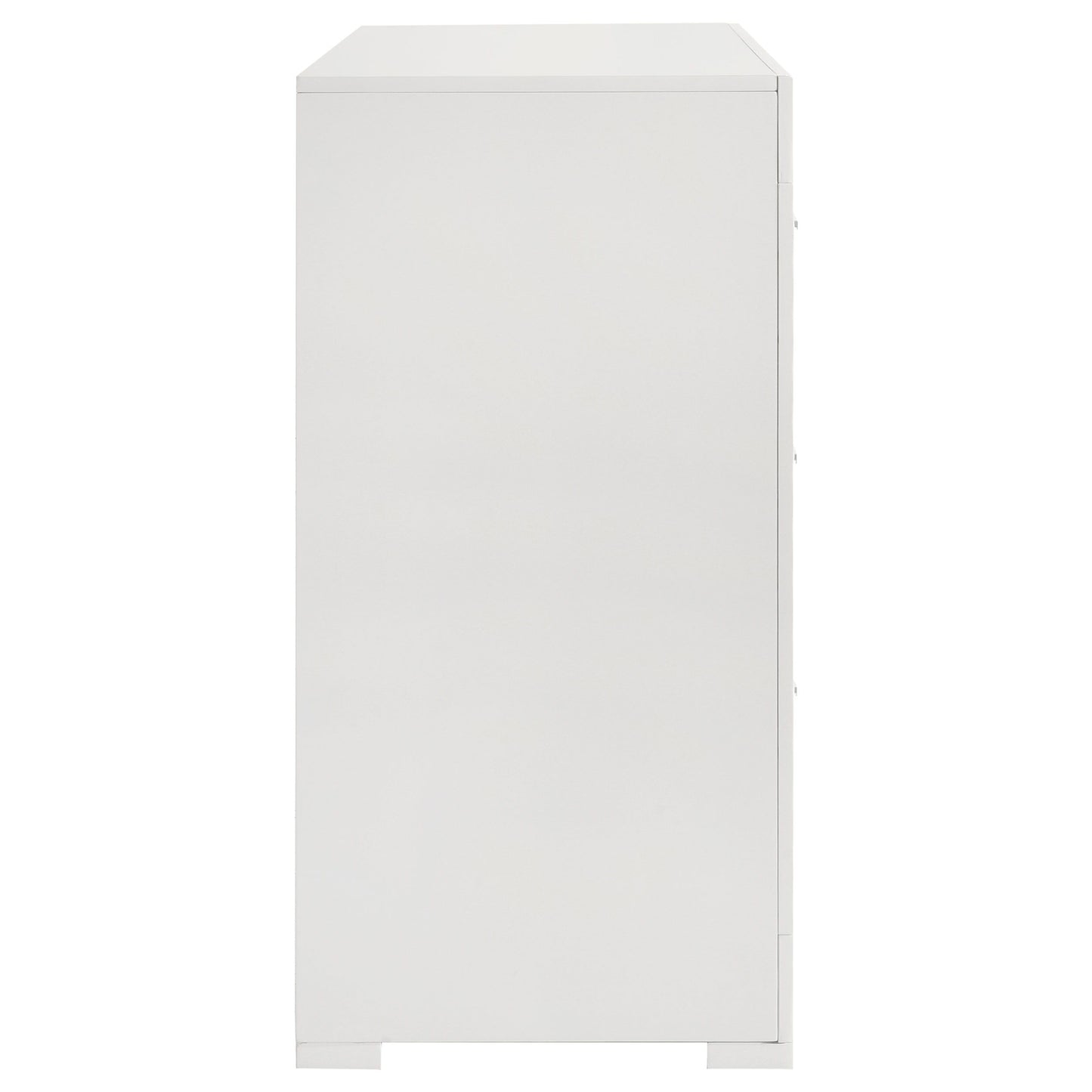 Ives - 6-Drawer Dresser Cabinet - White High Gloss