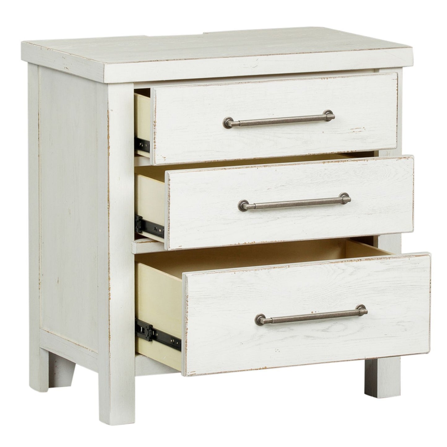 Modern Farmhouse - 3 Drawer Night Stand