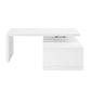 Buck II - Coffee Table - White & Black High Gloss Finish