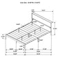 Ricky - Metal Panel Bed