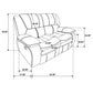 Camila - Upholstered Motion Reclining Loveseat