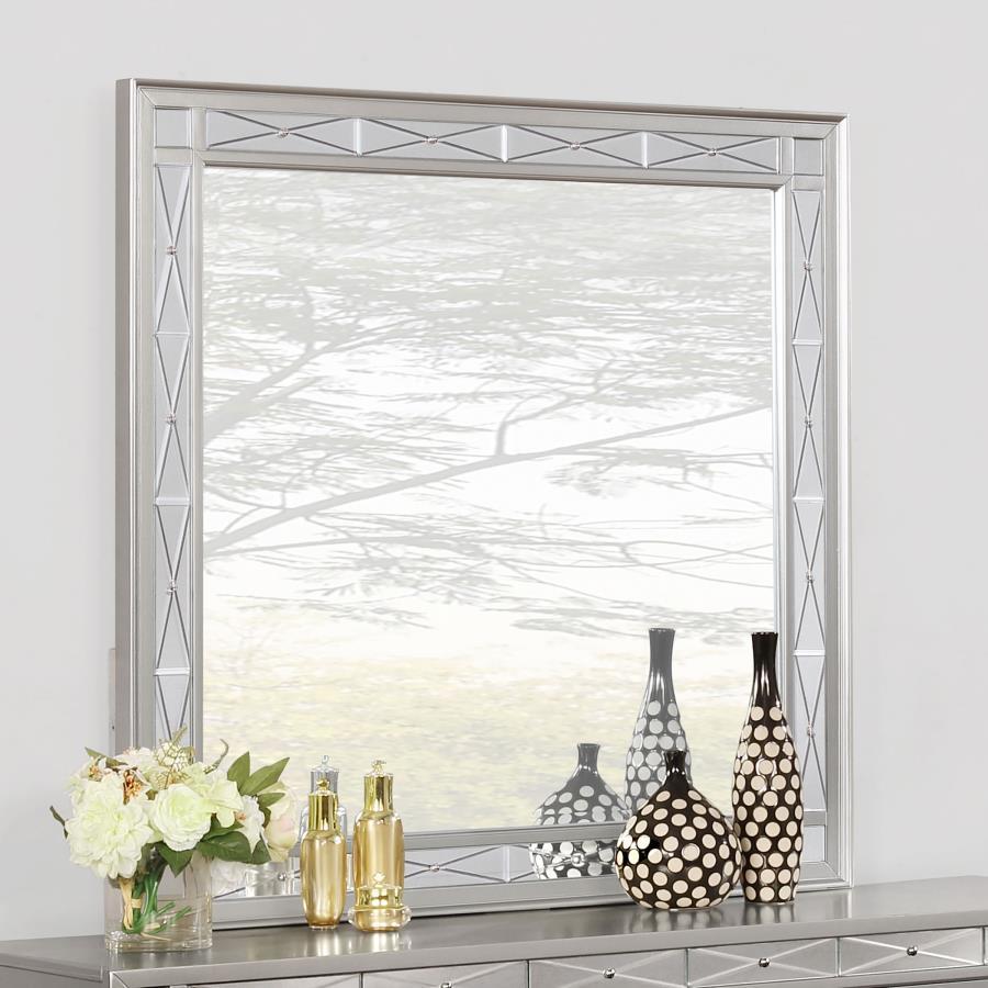 Leighton - Dresser Mirror - Metallic Mercury