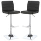 Bianca - Square Upholstered Adjustable Bar Stools (Set of 2)