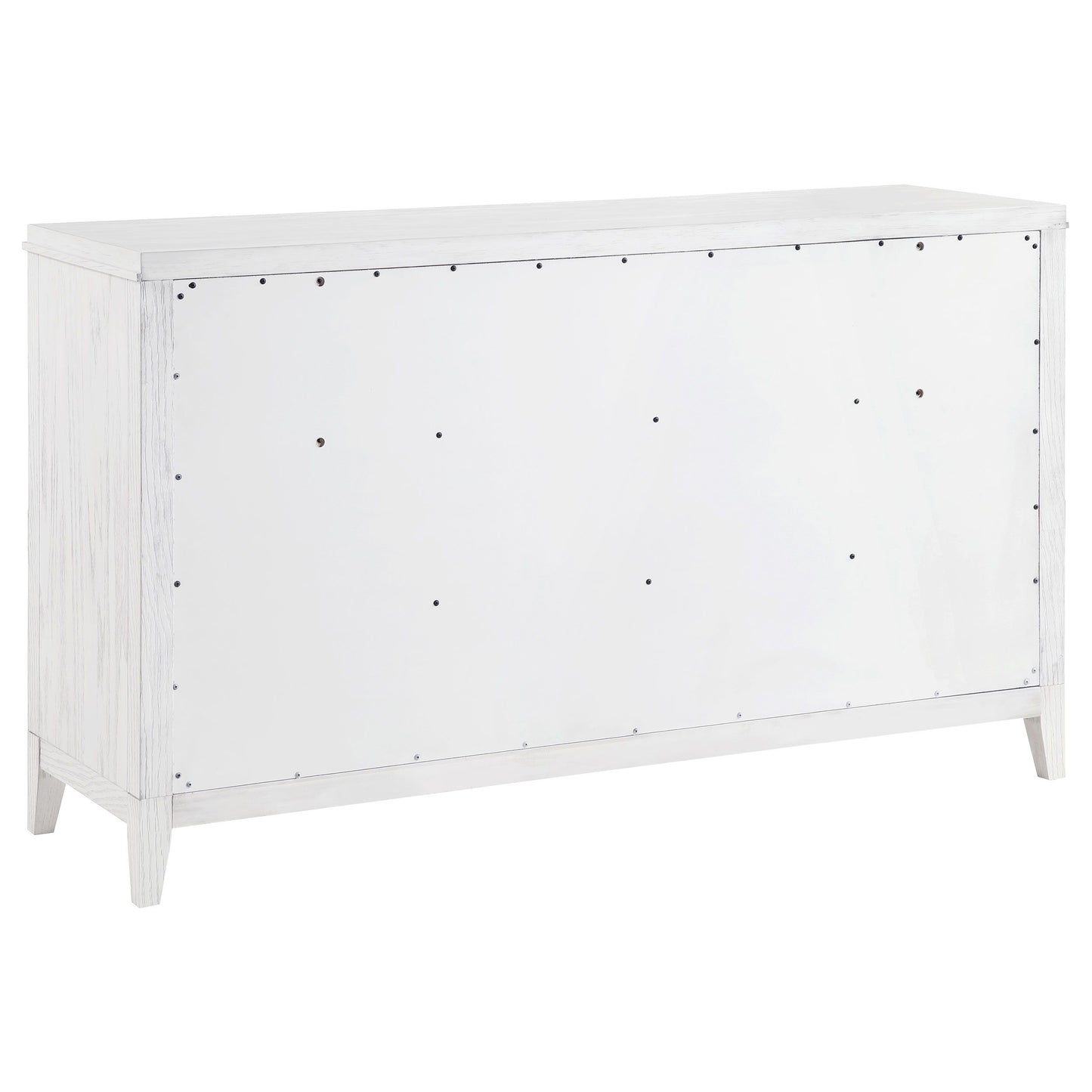 Marielle - 6-Drawer Bedroom Dresser - Distressed White