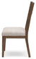 Cabalynn - Oatmeal / Light Brown - Dining Uph Side Chair (Set of 2)