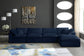 Cozy - Modular Sectional 5 Piece Cloud - Navy