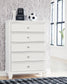 Fortman - White - Five Drawer Chest