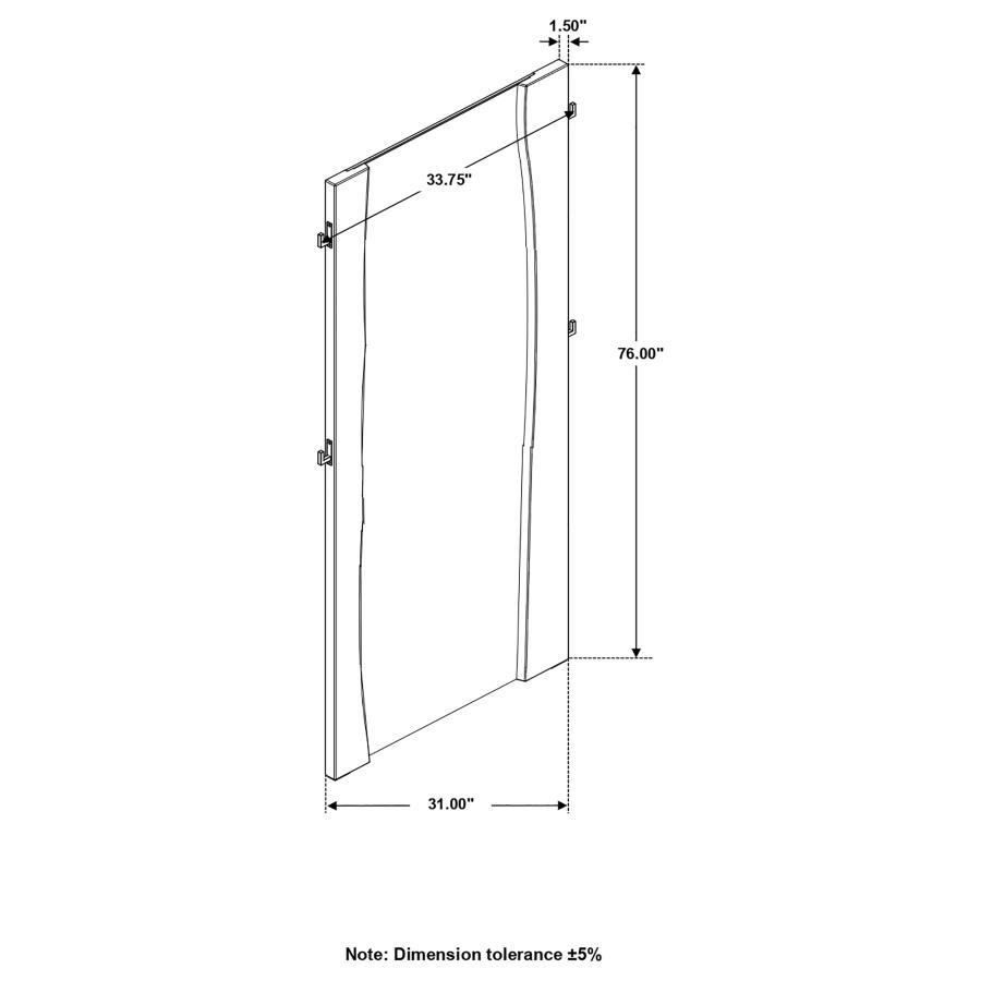 Winslow - Standing Floor Mirror - Smokey Walnut