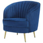 Sophia - Upholstered Channel Tufted Barrel Accent Chair