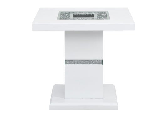 Monaco - End Table - White