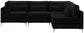 Julia - Modular Sectional 4 Piece - Black