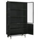 Santiago - Rectangular 4-Door Cabinet - Matte Black