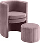 Selena - Accent Chair and Ottoman Set