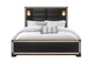 Blake - King Bed With Lamps - Black