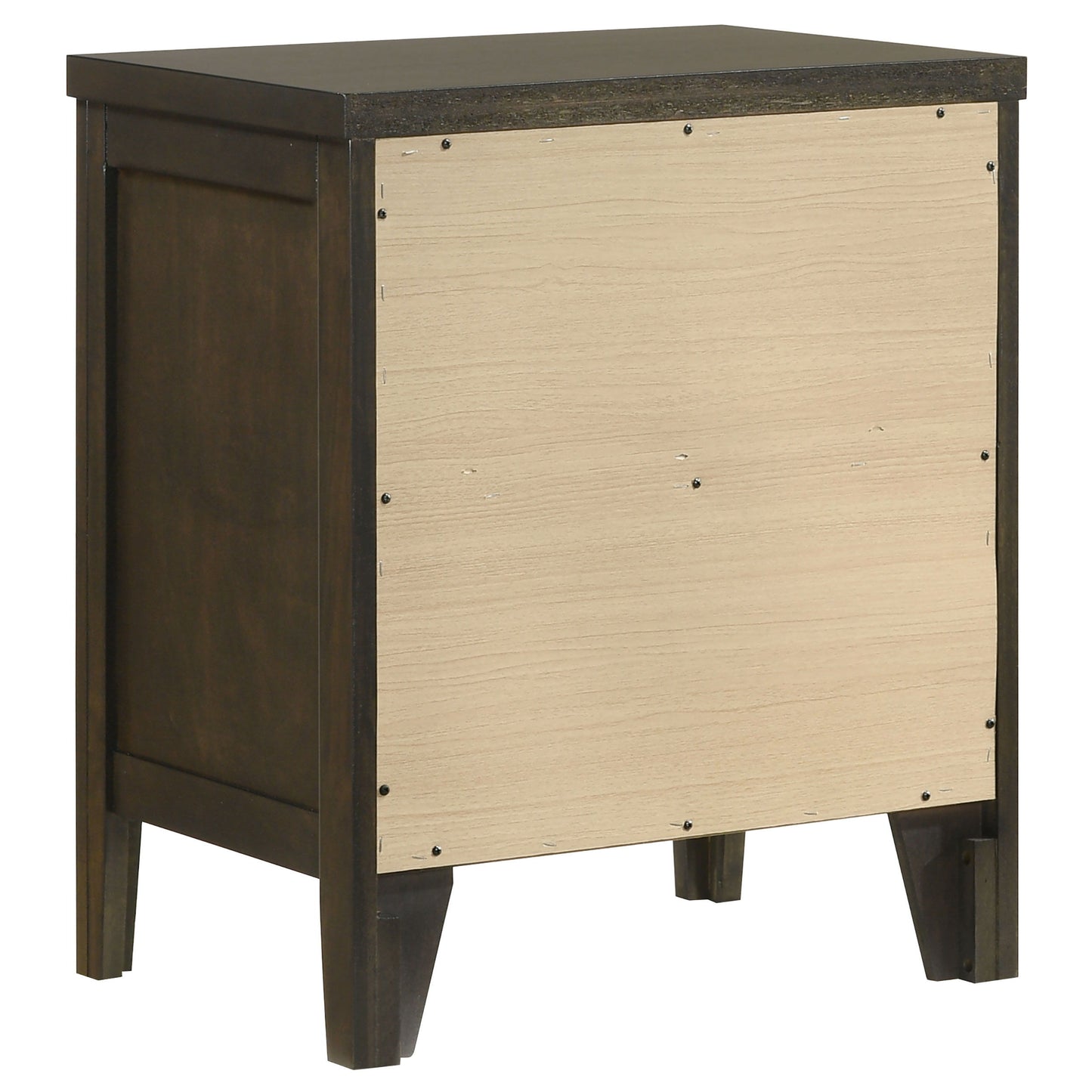 Wilkes - 2-Drawer Nightstand Bedside Table - Dark Cocoa