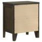 Wilkes - 2-Drawer Nightstand Bedside Table - Dark Cocoa