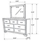 Beaumont - 7-Drawer Dresser With Mirror - Champagne